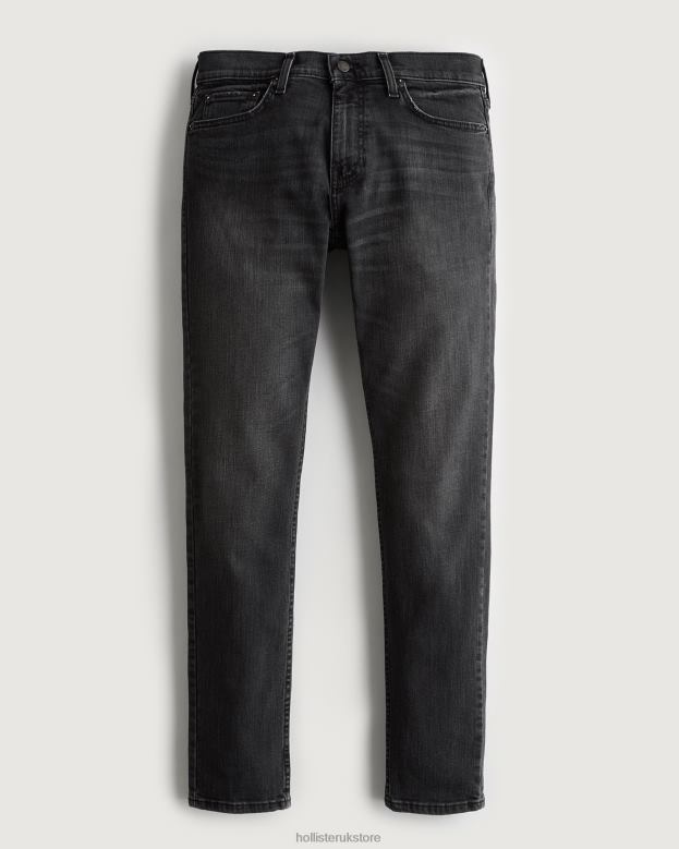 Bottoms Hollister Men Black Skinny Jeans 488201197 Washed Black
