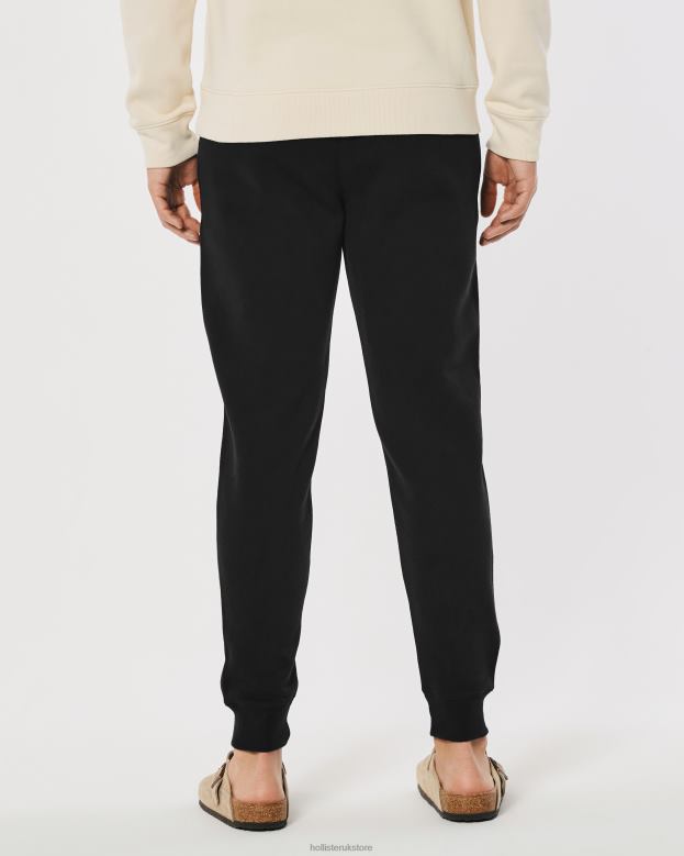 Bottoms Hollister Men Feel Good Fleece Logo Icon Joggers 488201181 Black