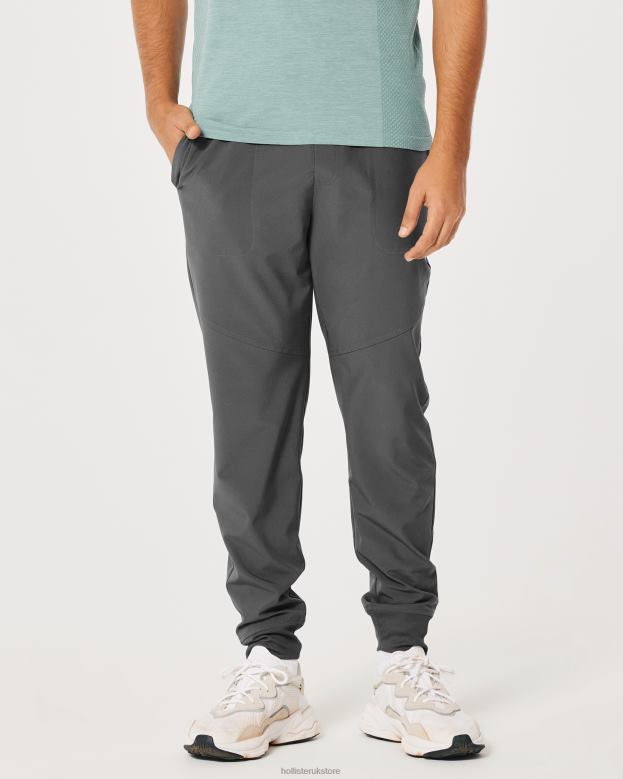 Bottoms Hollister Men Gilly Hicks Active Joggers 488201238 Dark Grey