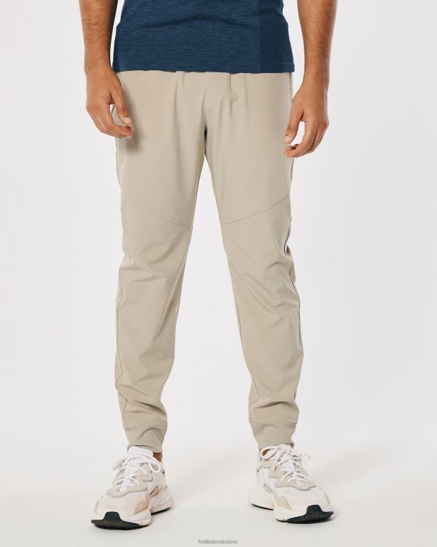 Bottoms Hollister Men Gilly Hicks Active Joggers 488201346 Tan