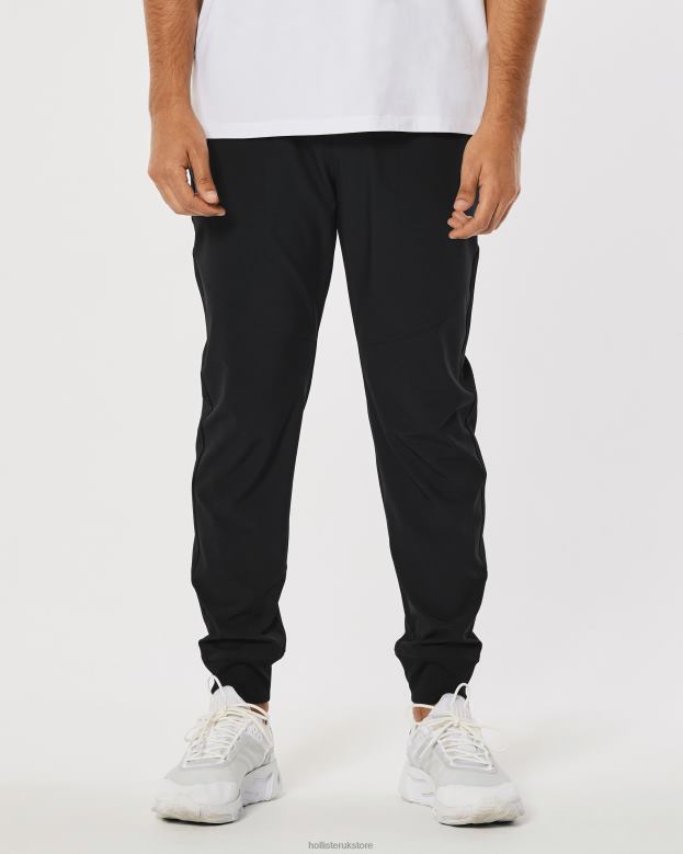 Bottoms Hollister Men Gilly Hicks Active Joggers 488201385 Black