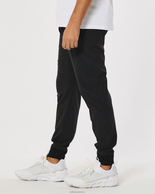 Bottoms Hollister Men Gilly Hicks Active Joggers 488201385 Black