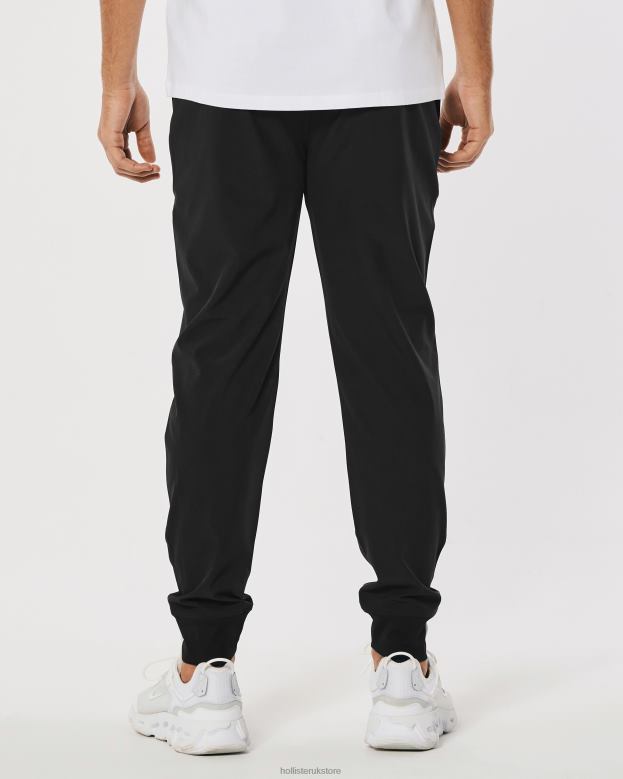 Bottoms Hollister Men Gilly Hicks Active Joggers 488201385 Black