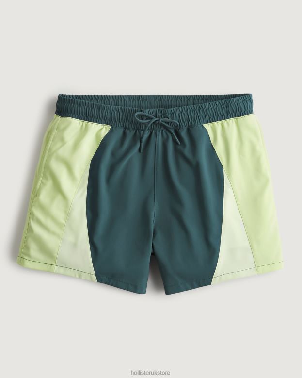 Dark Teal And Lime