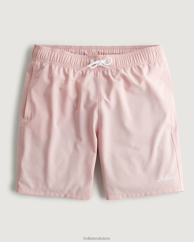 Bottoms Hollister Men Guard Swim Trunks 7 488201309 Pink