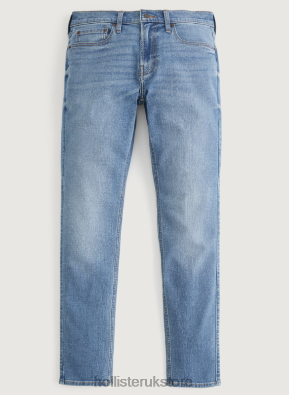 Bottoms Hollister Men Medium Wash Skinny Jeans 488201171 Medium Wash