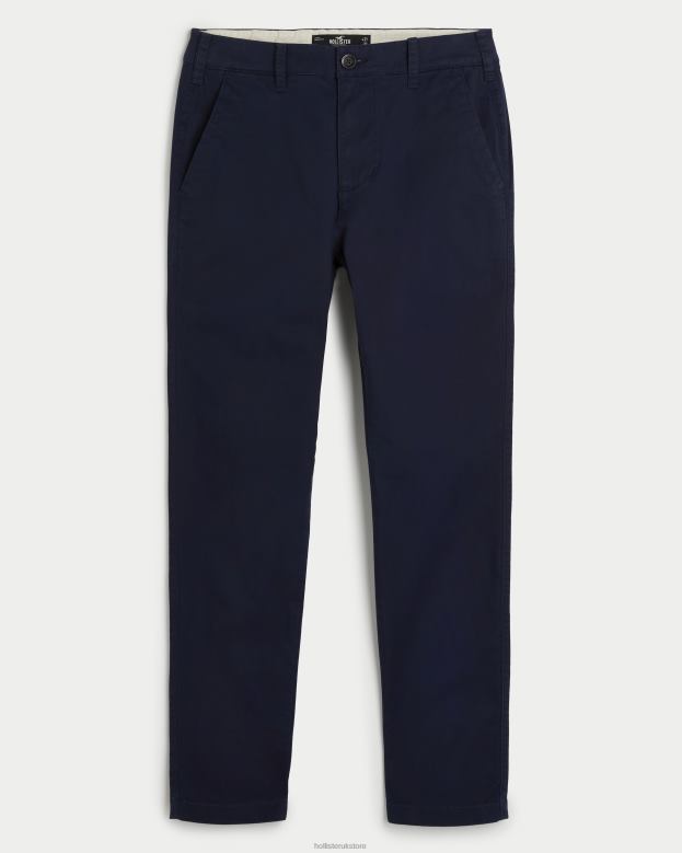 Bottoms Hollister Men Skinny Chino Pants 488201157 Navy