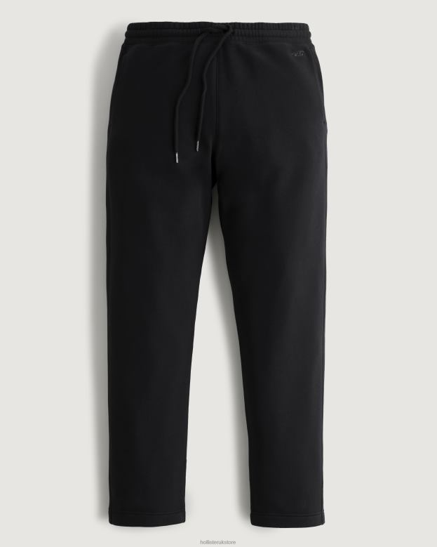 Bottoms Hollister Men Straight Sweatpants 488201211 Black
