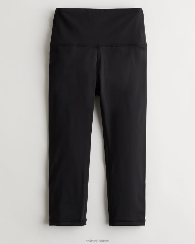 Bottoms Hollister Women Gilly Hicks Active Energize Capri Leggings 48820772 Black