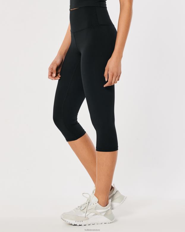 Bottoms Hollister Women Gilly Hicks Active Energize Capri Leggings 48820772 Black