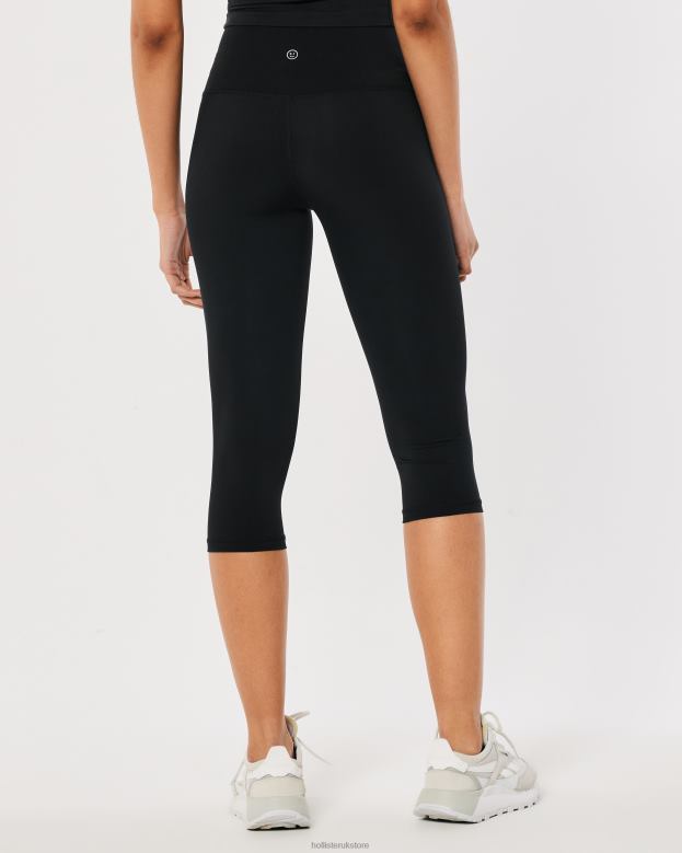 Bottoms Hollister Women Gilly Hicks Active Energize Capri Leggings 48820772 Black