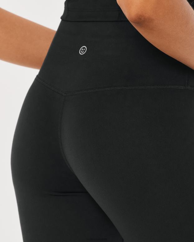 Bottoms Hollister Women Gilly Hicks Active Recharge High-Rise 7/8 Leggings 48820633 Black