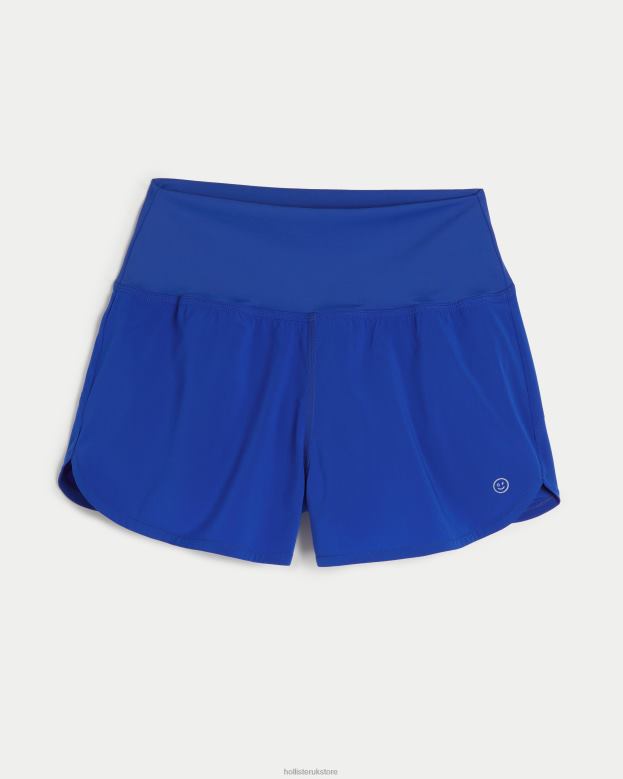 Bottoms Hollister Women Gilly Hicks Active Running Shorts 48820673 Blue