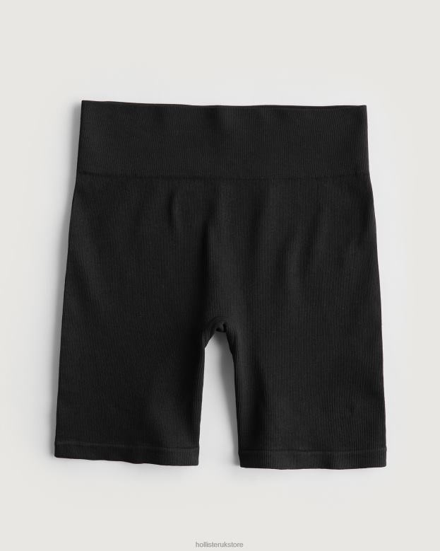 Bottoms Hollister Women Gilly Hicks Active Seamless High-Rise Bike Shorts 7 48820498 Black