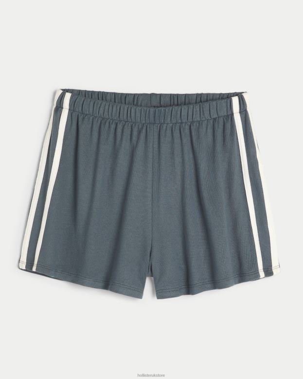 Bottoms Hollister Women Gilly Hicks Cozy Shorts 48820728 Dark Blue