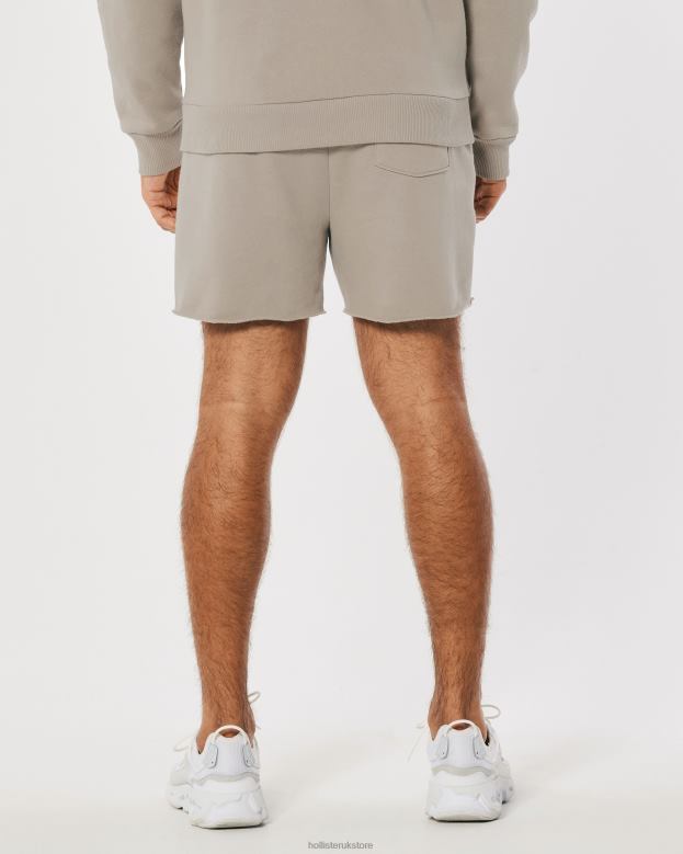 Bottoms Hollister Women Gilly Hicks Smile Series Logo Fleece Shorts 488201411 Light Brown