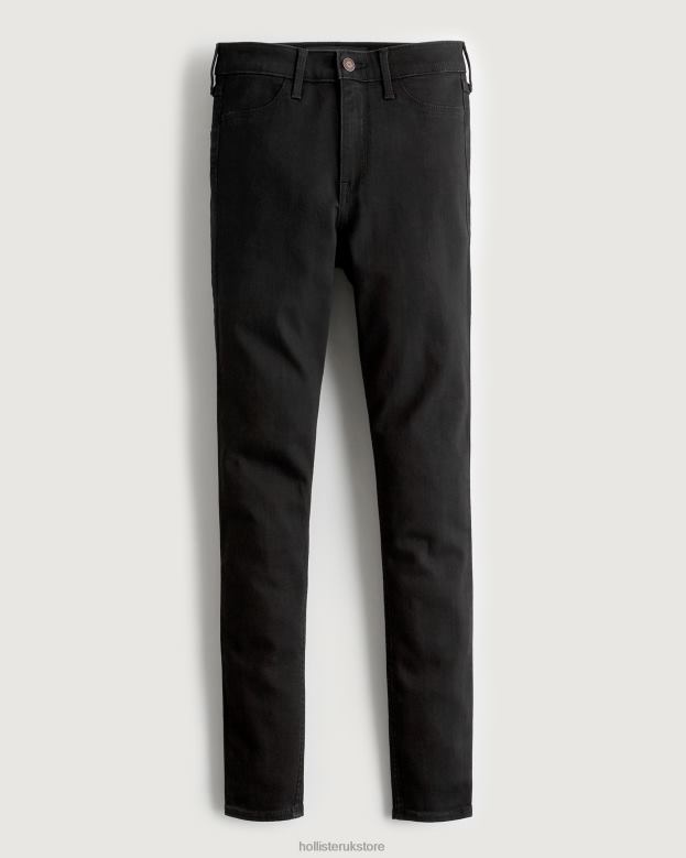 Bottoms Hollister Women High-Rise Black Jean Leggings 48820553 Black