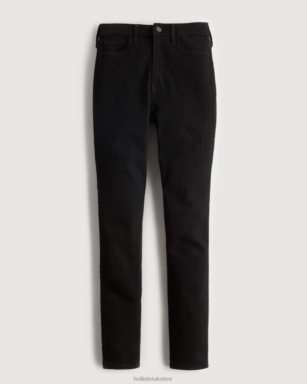 Bottoms Hollister Women Ultra High-Rise Black Super Skinny Jeans 48820736 Black