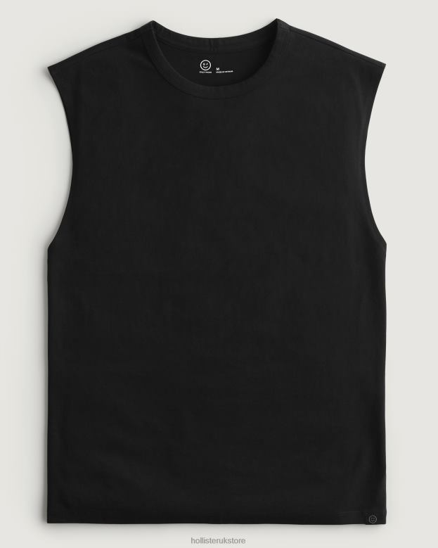 Tops Hollister Men Gilly Hicks Active Essentials Muscle Tank 488201083 Black