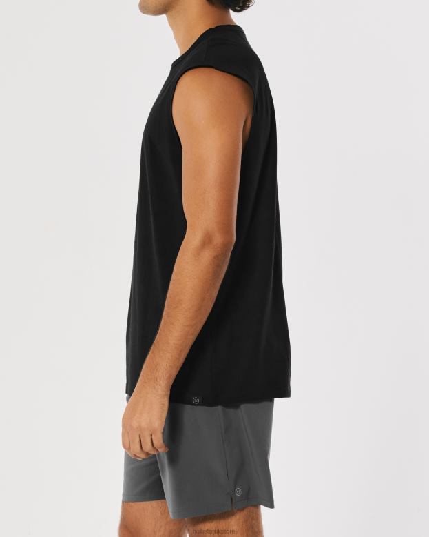 Tops Hollister Men Gilly Hicks Active Essentials Muscle Tank 488201083 Black