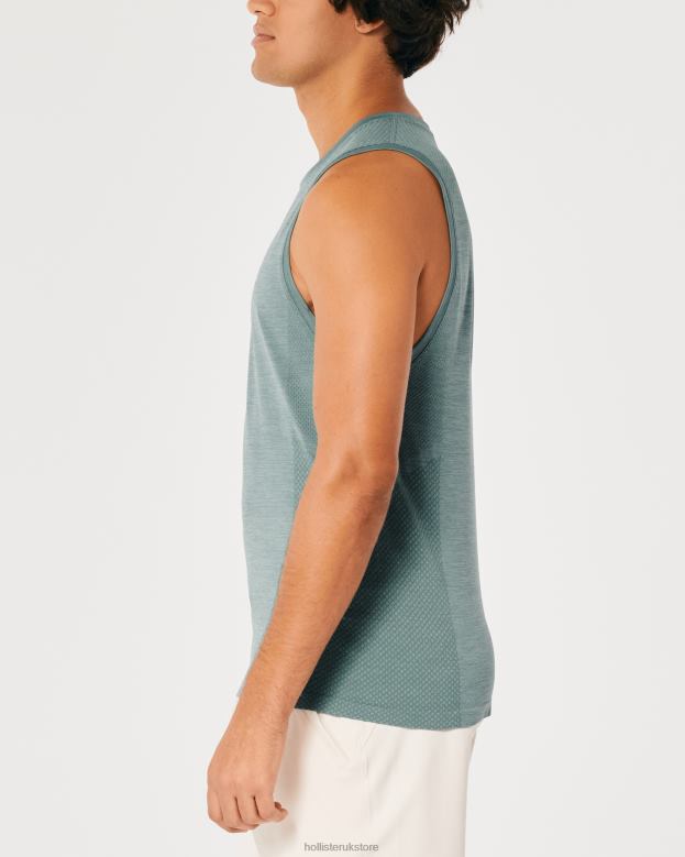Tops Hollister Men Gilly Hicks Active Seamless Active Tank 48820940 Dark Heather Grey