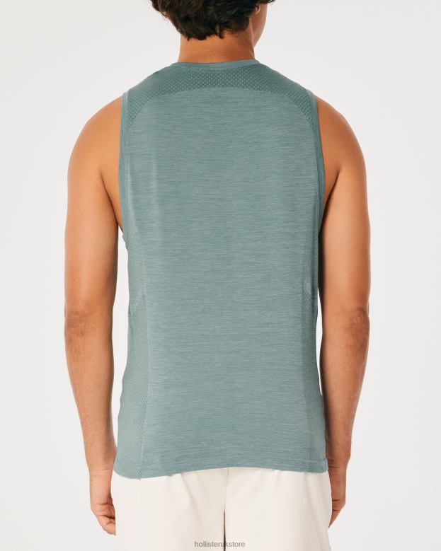 Tops Hollister Men Gilly Hicks Active Seamless Active Tank 48820940 Dark Heather Grey