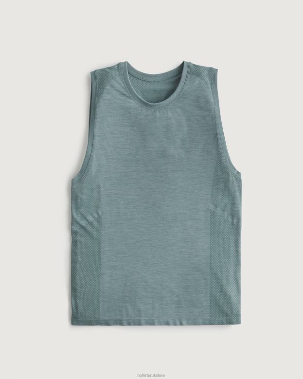 Tops Hollister Men Gilly Hicks Active Seamless Active Tank 48820940 Dark Heather Grey