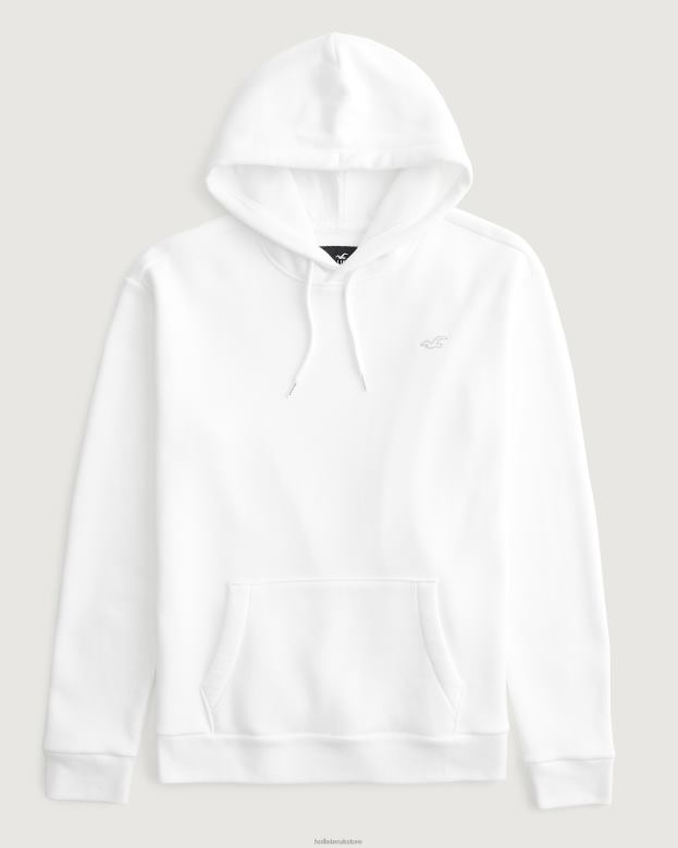 Tops Hollister Men Icon Hoodie 488201016 White With Icon