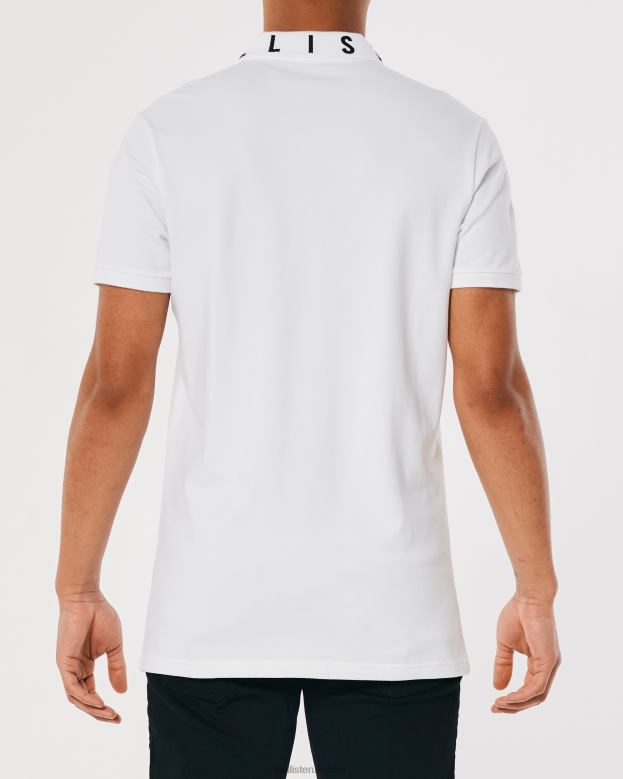 Tops Hollister Men Logo Collar Polo 48820833 White
