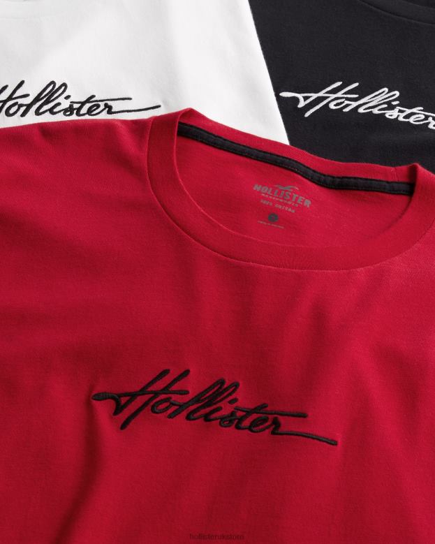 Tops Hollister Men Logo Graphic Tee 6-Pack 48820908 Logo Multi-6 Pack