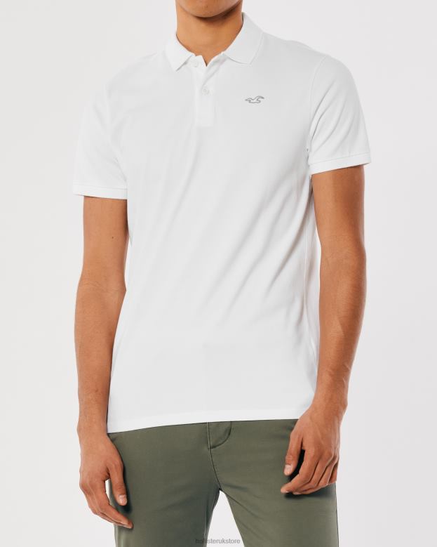Tops Hollister Men Logo Icon Polo 48820795 White