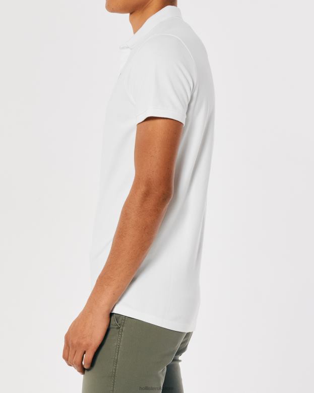 Tops Hollister Men Logo Icon Polo 48820795 White