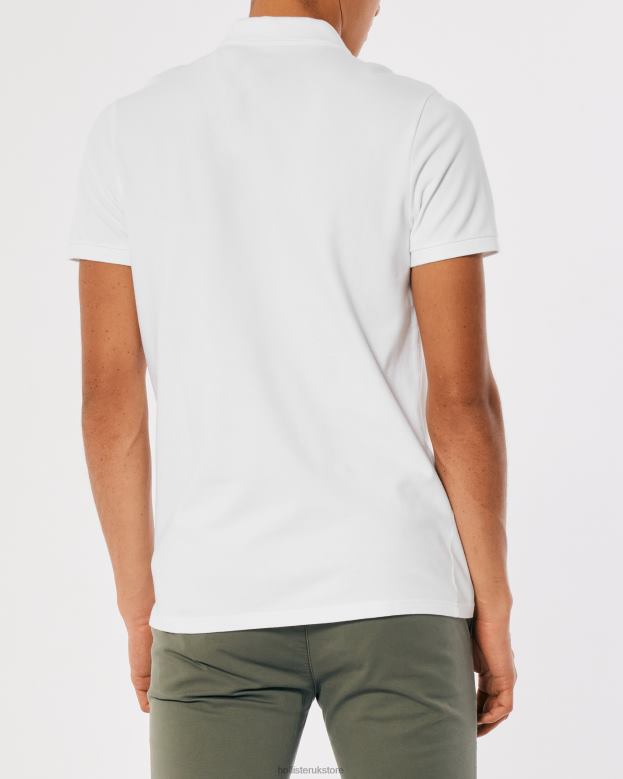 Tops Hollister Men Logo Icon Polo 48820795 White