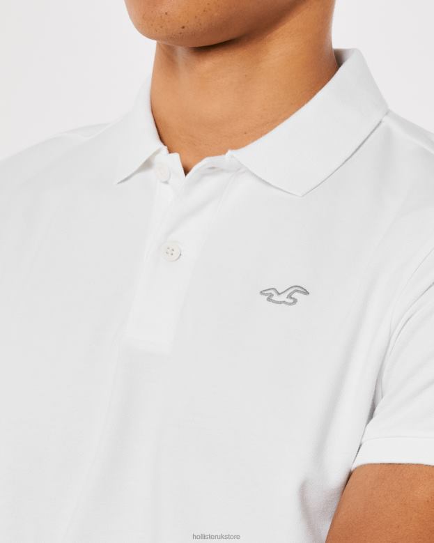 Tops Hollister Men Logo Icon Polo 48820795 White