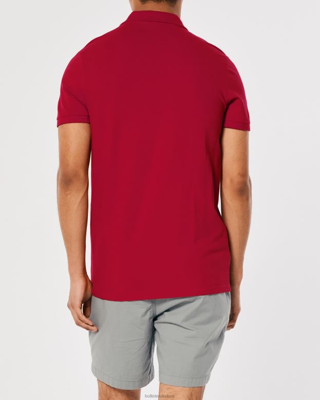 Tops Hollister Men Logo Icon Polo 48820802 Red