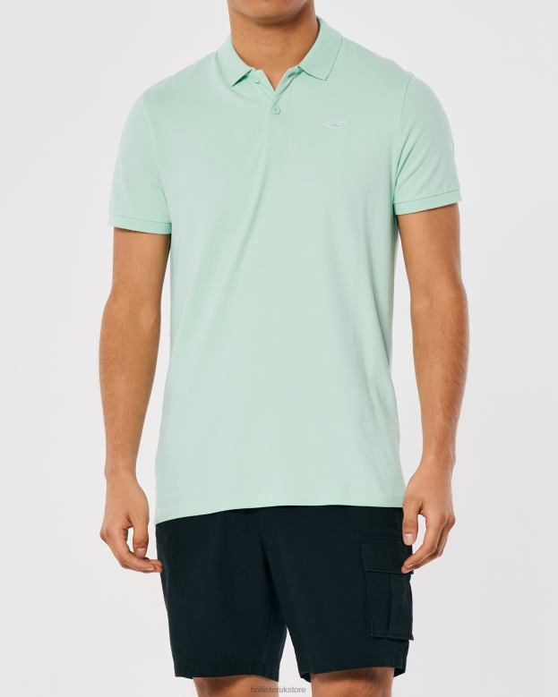 Tops Hollister Men Logo Icon Polo 48820804 Mint