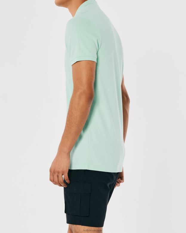 Tops Hollister Men Logo Icon Polo 48820804 Mint