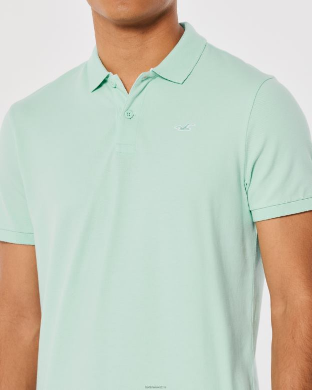 Tops Hollister Men Logo Icon Polo 48820804 Mint