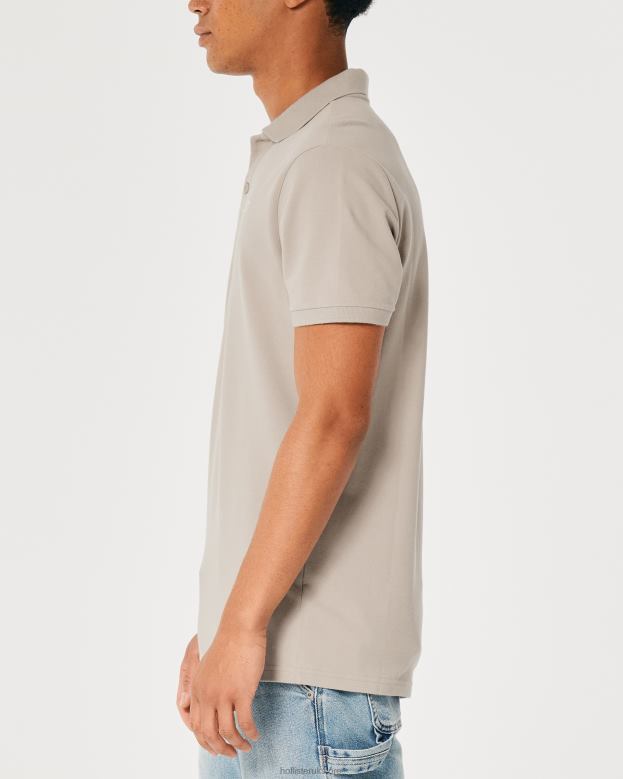 Tops Hollister Men Logo Icon Polo 48820840 Light Brown