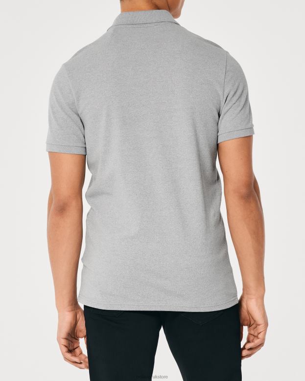 Tops Hollister Men Logo Icon Polo 48820853 Grey
