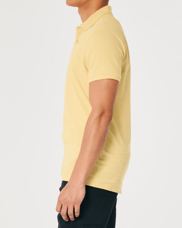 Tops Hollister Men Logo Icon Polo 48820945 Yellow