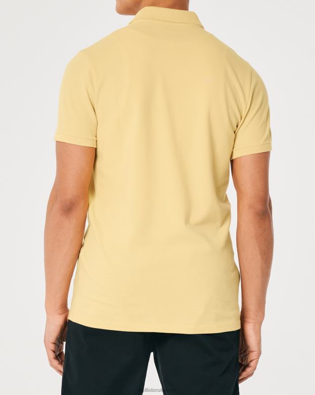 Tops Hollister Men Logo Icon Polo 48820945 Yellow