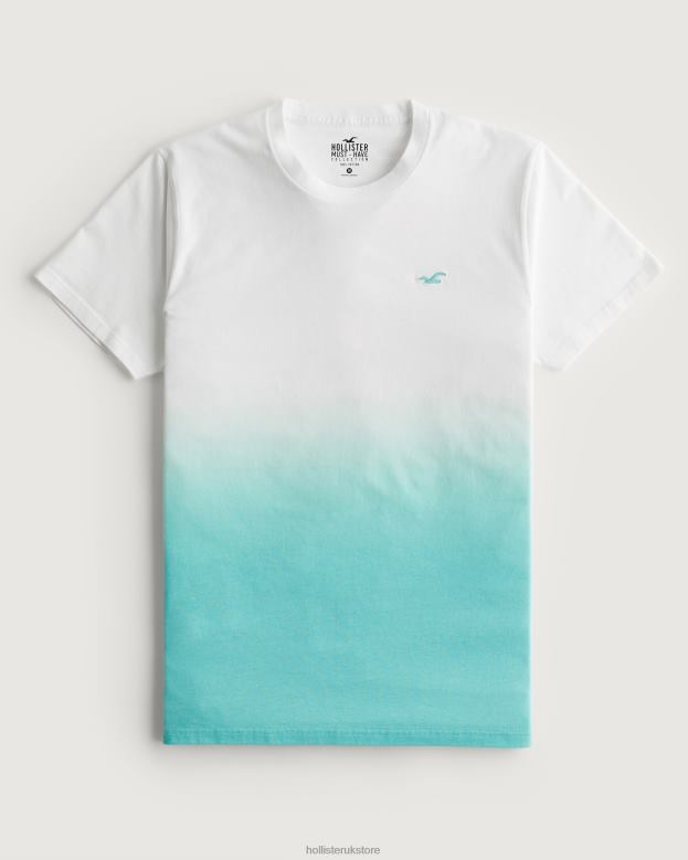 White To Mint Ombre