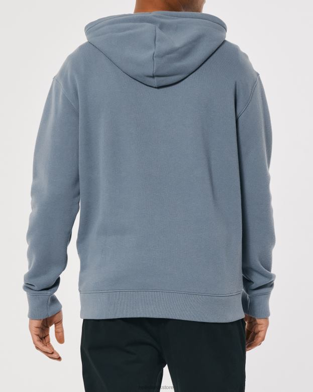 Tops Hollister Men Pullover Hoodie 488201066 Slate