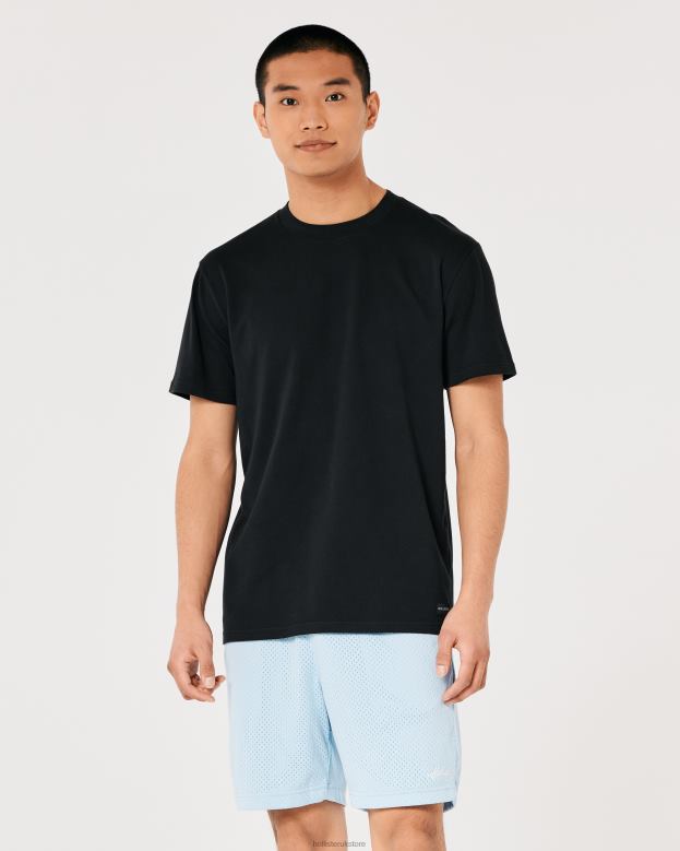 Tops Hollister Men Relaxed Cooling Tee 48820860 Black