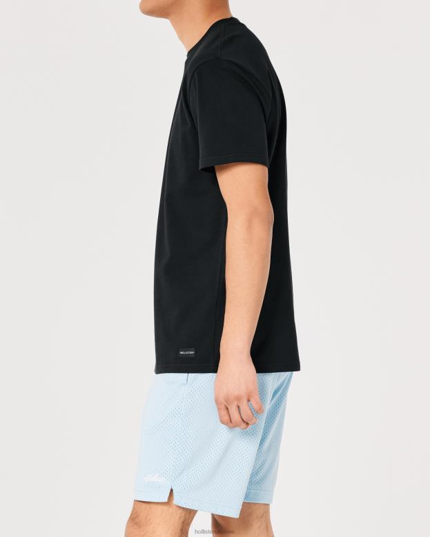 Tops Hollister Men Relaxed Cooling Tee 48820860 Black