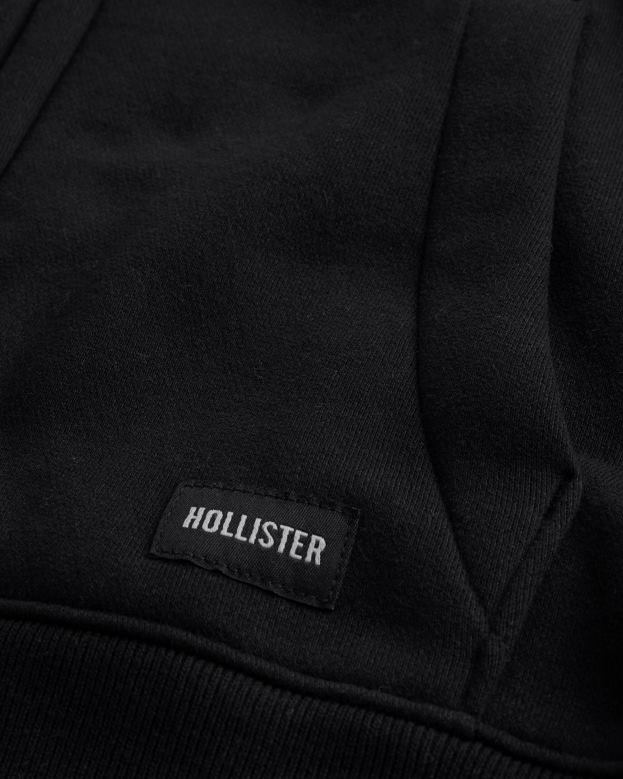 Tops Hollister Men Relaxed Full-Zip Hoodie 48820823 Black