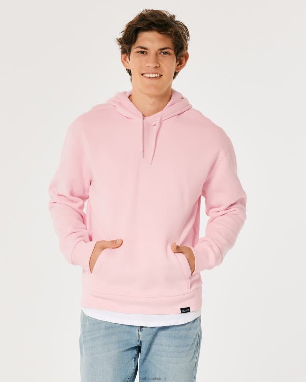 Tops Hollister Men Relaxed Hoodie 488201020 Pink