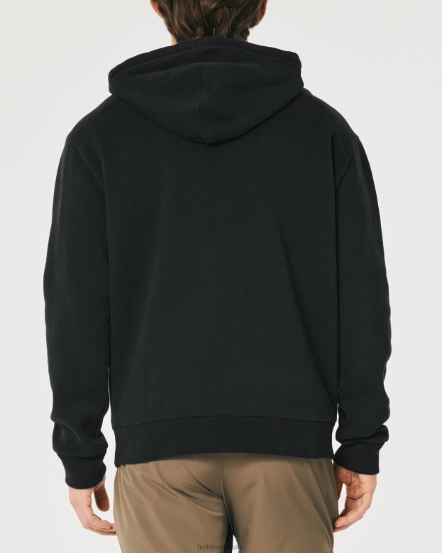 Tops Hollister Men Relaxed Hoodie 48820895 Off White