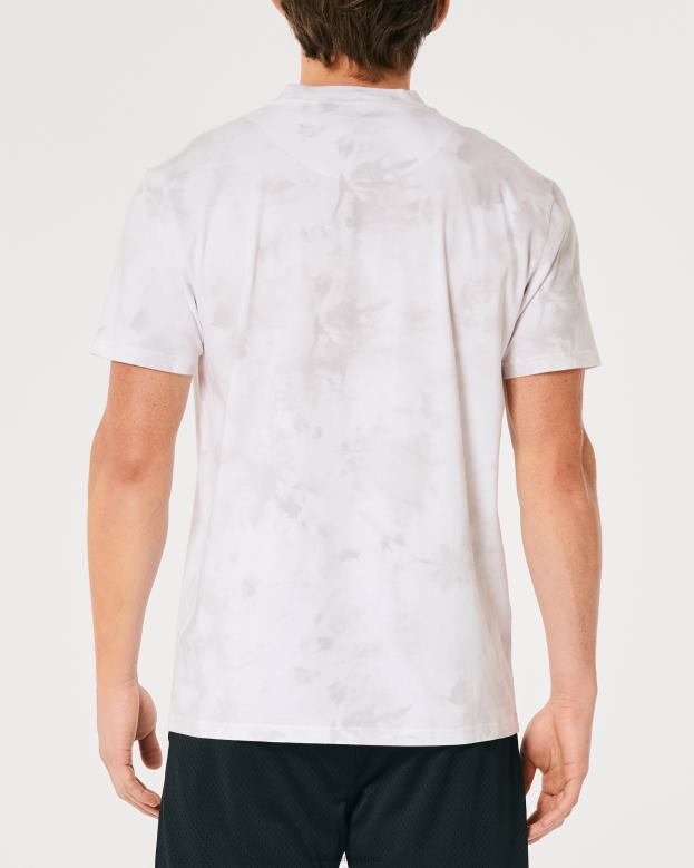 Tops Hollister Men Relaxed SpongeBob SquarePants Graphic Tee 48820962 White Tie-Dye